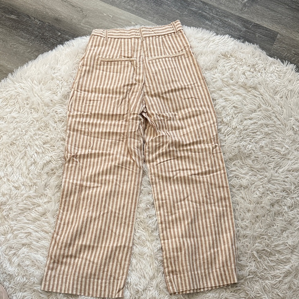 Abercrombie Striped Wide Leg Trousers - Picture 4 of 5